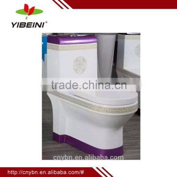 Sanitary ware Bathroom design Siphonic One Piece Toilet_S-trap toilet