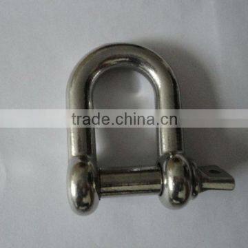 stainless steel SUS304 Marine rigging hardware D shackle