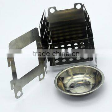 2016 Hot Sale New Emergency Portable Foldable Survival Mini Pocket Wood Burning Credit Card Stove for Survival Kit photo-3