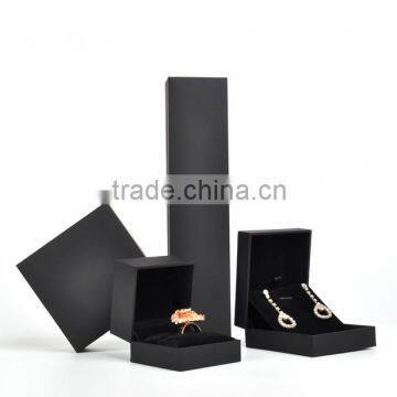 Custom Made Luxury Black Plastic Jewelry Boxes photo-4