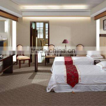 latest double bed designs / hotel furniture mattress bed HR07