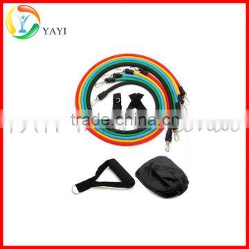 Wholesale 11 Piece Resistance Band Set With Exercise Tubes Quality Choice photo-3