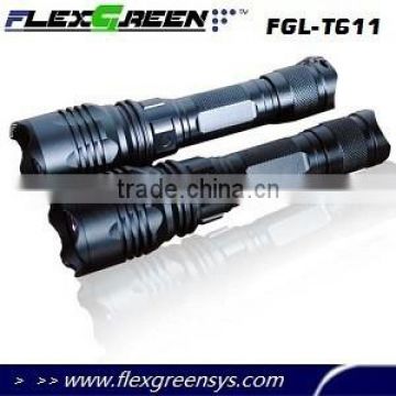 rechargeable 18650 military LED T6 police flashlight