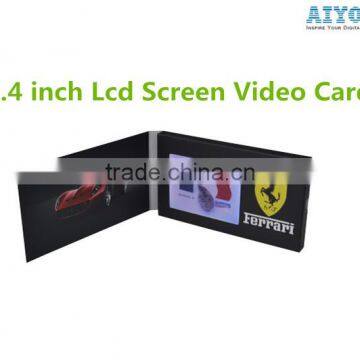 Folded Paper Material Brochure With 1.5" to 10.1" Lcd Screen Greeting Video Card photo-5