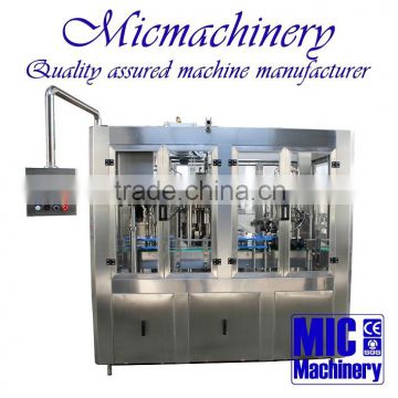 MIC-12-12-1 Micmachinery Top quality monoblock 3-in-1 glass bottle aluminum cap beer bottling machine with CE 800-1000BPH