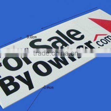 pp hollow board for printing, packing plastic material