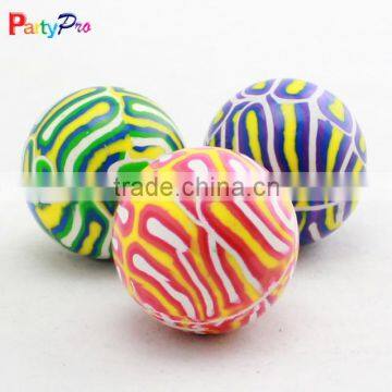 2016 Hot Selling Economic Striated Custom Printed Bouncy Balls photo-3