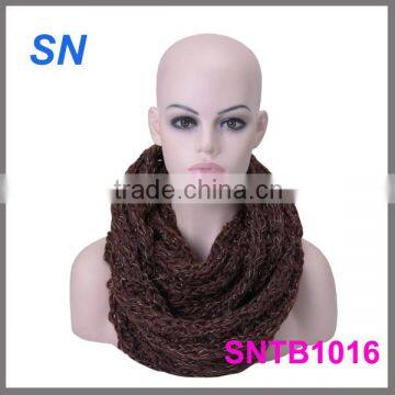 2014 ladies latest winter fashion iceland wool infinity scarf