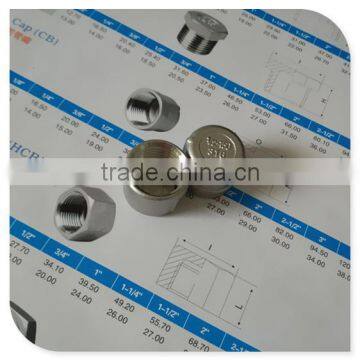 SS Kettle Cap 1/2" NPT Female Thread Grade 304