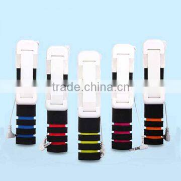 Colorful monopod selfie tick for mobile phone monopod