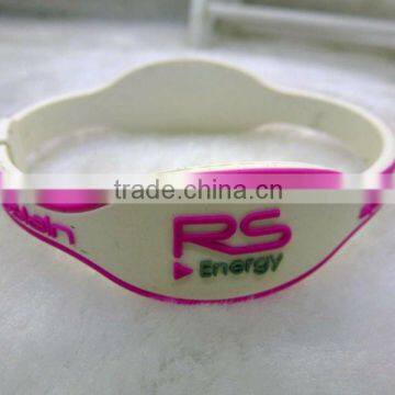 2014 COLOR-FILLED / PRINTED / DEBOSSED / EMBOSSED OEM SILICONE BRACELET