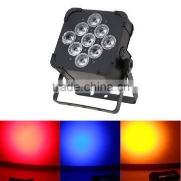 9 * 15W LED DM512 Sound Control Auto Running 5/9CH RGBWY Color Changing PAR Wash Lamp Stage Light Disco KTV Club Party Wedding