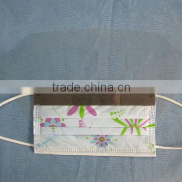 Non woven Face mask with splash shield/dental face mask