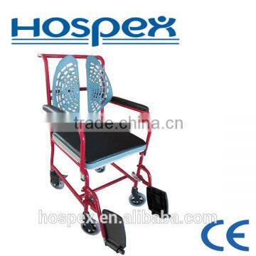 Spine-Care backrest Steel commode chair