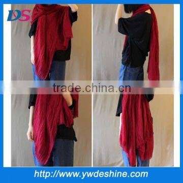 New product wholesale high quality pure cotton scarf multicolor WJ-640