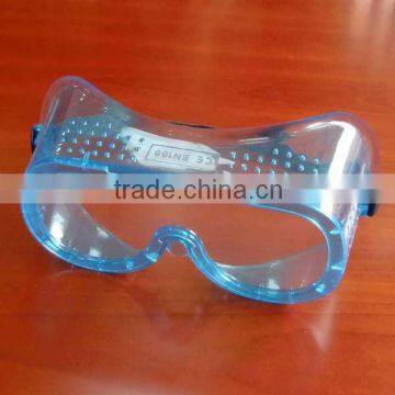 Hongsheng brand CE EN 166 PVC medical & industrial safety goggles