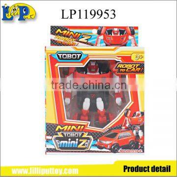 Cheap Plastic Intelligent Transform Robot Toys for Kids photo-2