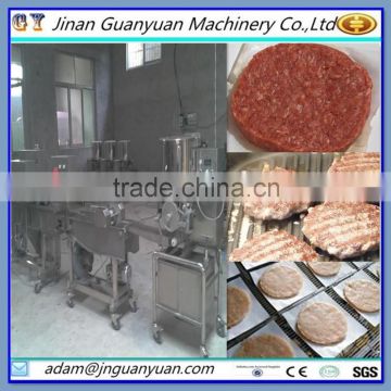 China burger machine/chicken burger making line/beef burger production plant at factory price