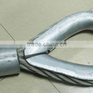 AISI304 Stainless Steel Wire Rope Sling 7x7 Dia.8mm Different Length photo-2