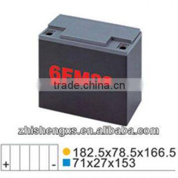 12V 22ah reliable storage battery for UPS containers