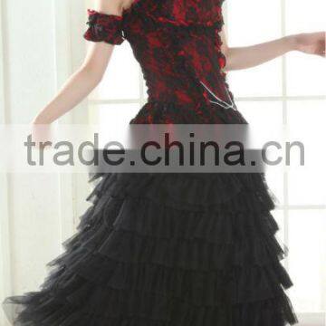 Glp 2013 Punk Sexy Ruffle Shoulder Strap Border Waist Vest 61252 photo-6