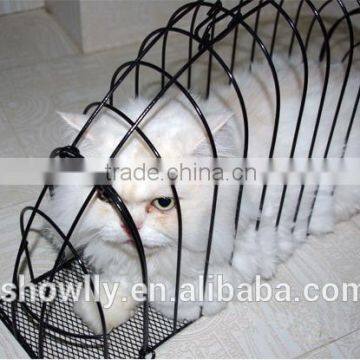 Black Iron Wire Dedicated Transport Bath Pets Cat Safe Gird Separation Cage photo-3