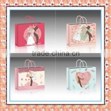 2015 china supplier custom wholesale wedding paper bags