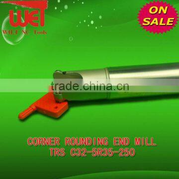 Indexable Cutting Tools TRS Corner Rounding End Mills(TRS-C32-5R35-250))