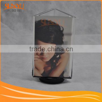 Clear Custom Design Acrylic Photo Frame & Rotatable Photo Frame