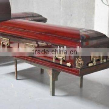 wood casket