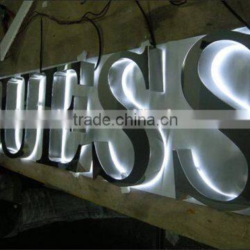 stainless steel outdoor led open sign