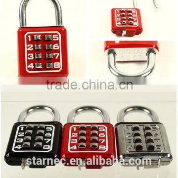 Travel Decoration 8 Digital Code Small Padlock 35mm