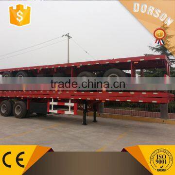 2 Axles 20ft And 40ft Flat Bed Container Trailer photo-2