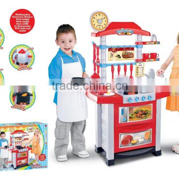 Highest Quality kitchen counter suit play set with light and music for children