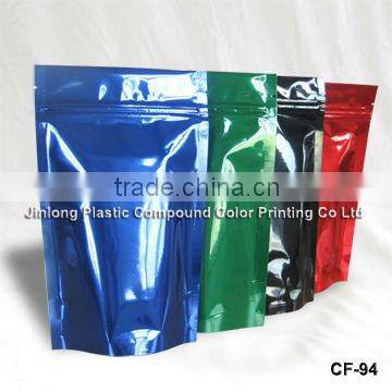 colorful coffee bag in stock