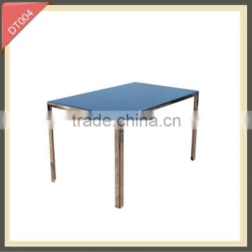 glass top stainless steel frame pictures of price list of billiard tempered glass dining table