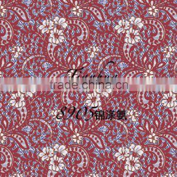 two tone fabric lace stock changle factory whosale TH-8905