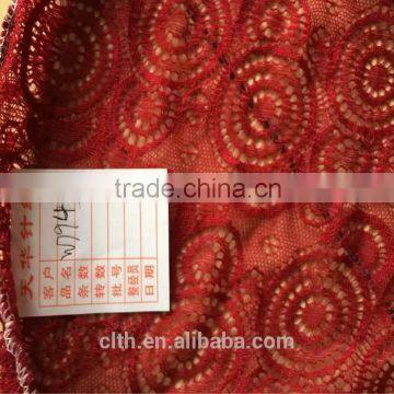 big discount warp knitting lace fabric for fashionable garment