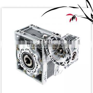 Combine Aluminum Case Iron Housing Double Stage NMRW+NMRW025-150 Worm Speed Reducer Ruduce Reduction Gearbox Rolling Door