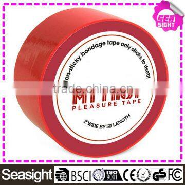 2" Wide Non-Sticky PVC Sex Bondage Tapes For Adult Game photo-2