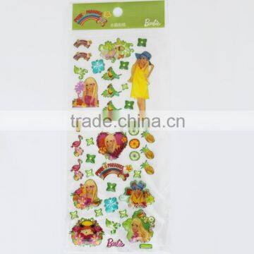 Cangnan company High quality Cheapest Custom cartoon stickers for girls/promotional gift