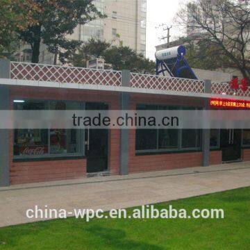outdoor non fading wood plastic composite fence panels