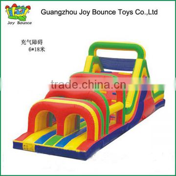 funny inflatable obstacles sports course best quality PVC