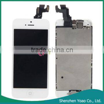 Full Set LCD Touch Screen Assembly with Accessories Installed for iPhone 5C