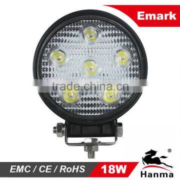 18W LED work light for offroad,truck and tractors