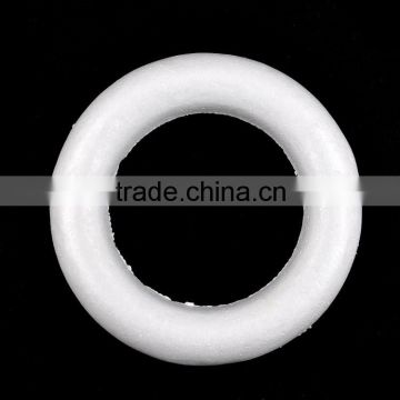 white artificial styrofoam wreath ring 220mm