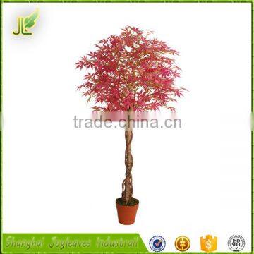 160cm plastic hot sale artificial autumn tree bonsai for indoor decoration