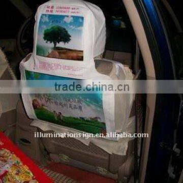 Taxi Seat Cover For Advertisement