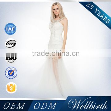 Bulk Beaded Strapless Empire Waist Low Back Wedding Dress Pattern