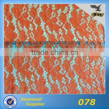 2014 fashion new design spandex fancy lace net embroidery fabric design